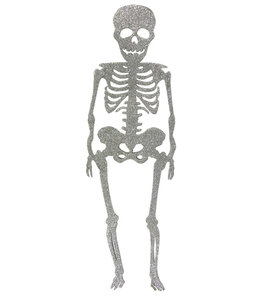 Rubies Costumes 20 Inch Glitter Skeleton-Silver
