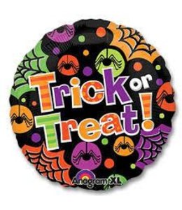 Anagram 18 Inch Trick Or Treats Spider Foil Balloon