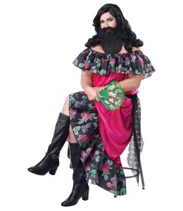 California Costumes The Bearded Lady Men's Costume