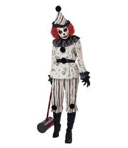 California Costumes Vintage Creeper Female Clown