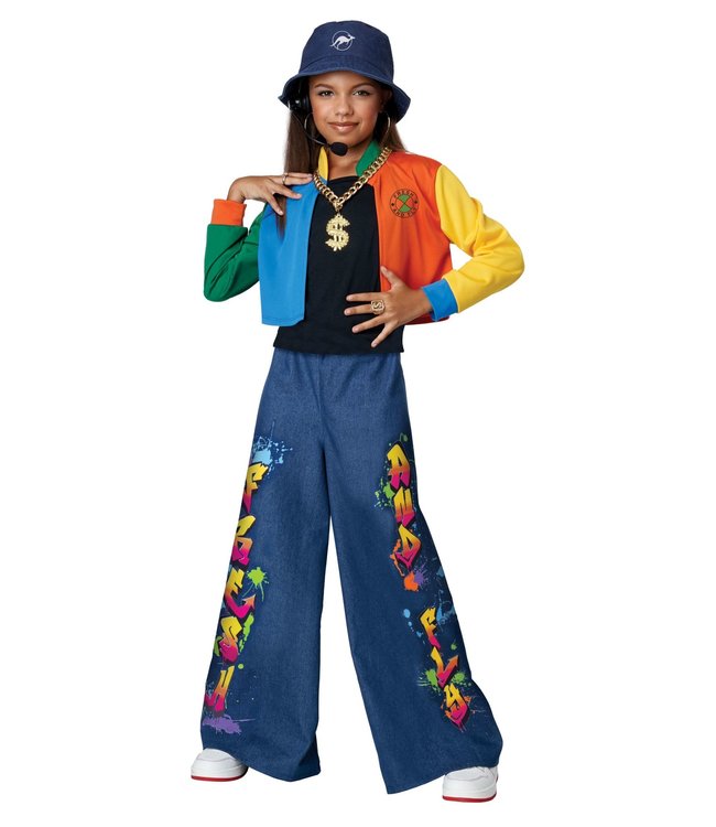 California Costumes 90'S Hip Hop Superstar Girls' Costume