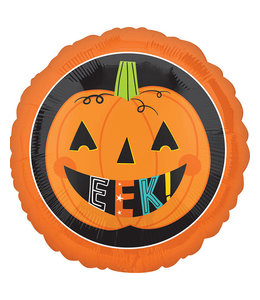 Anagram 18 Inch Eek Pumpkin Foil Balloon