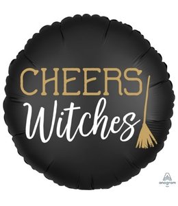 Anagram 18 Inch Satin Cheers Witches Foil Balloon