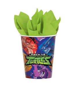 Amscan Inc. Rise of the TMNT Cups, 9 oz.
