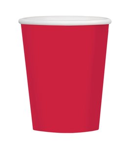 Amscan Inc. Apple Red Economy Solid Paper Cups, 9oz. 8/pk