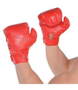 Amscan Inc. Boxing Gloves - Red - Adult