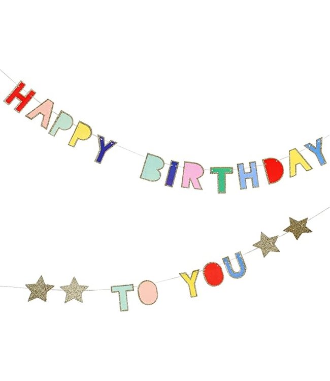 Meri Meri Happy Birthday To You Mini Garland