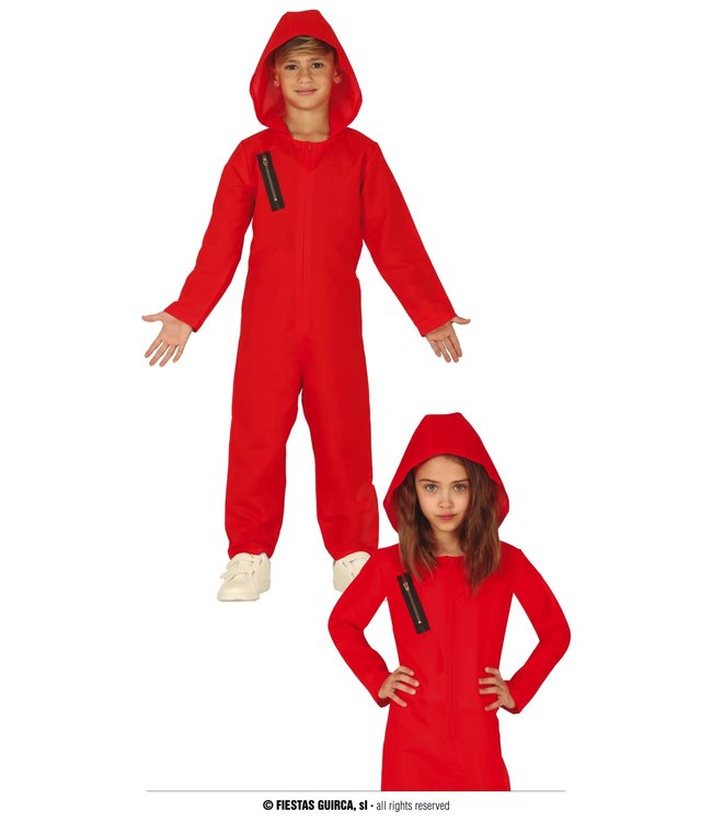 Fiestas Guirca Convicted Red Hooded Overall