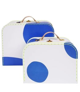 Meri Meri Blue Dot Suitcases