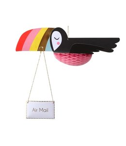 Meri Meri Flying Toucan Honeycomb Card