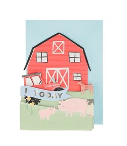 Meri Meri On The Farm 3d Scene Card