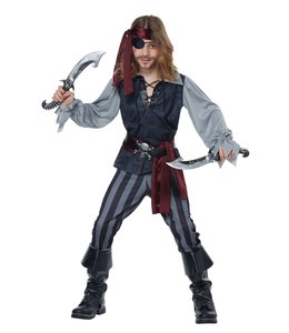 California Costumes Sea Scoundrel Pirate Boys Costume