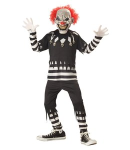 California Costumes Creepy Clown Boys Costume