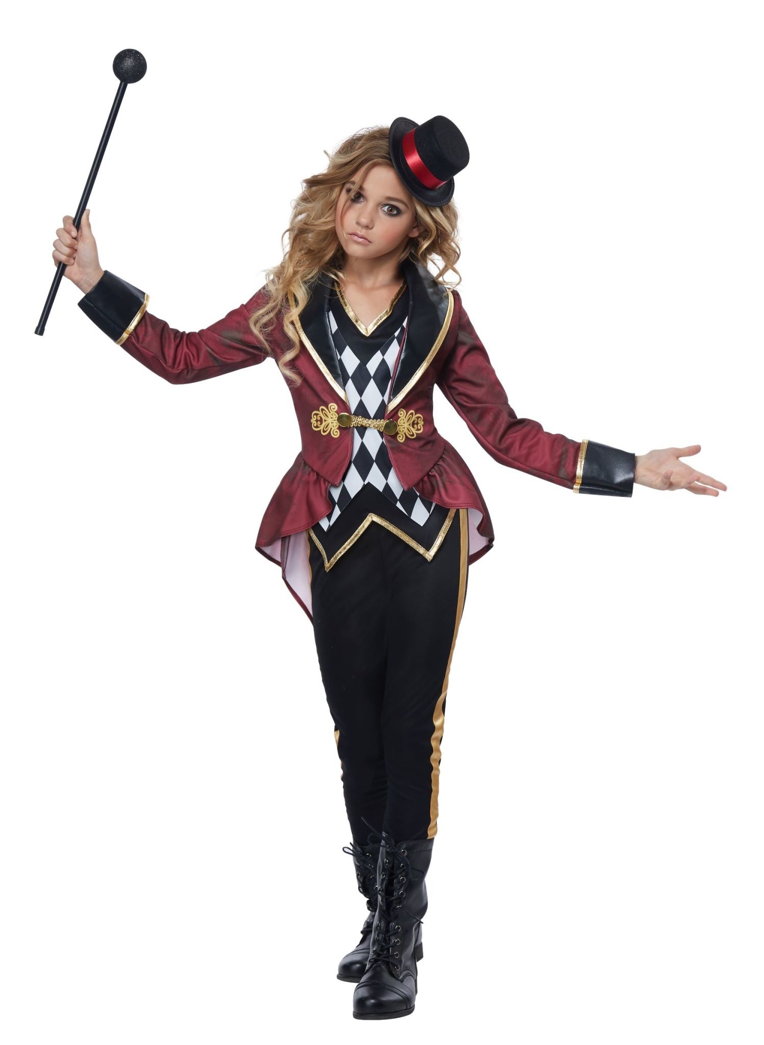 Kids Girl's Ring Master Costume main image 1