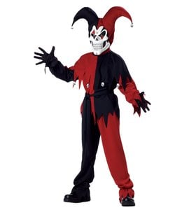 California Costumes Evil Jester Red/Black Costume