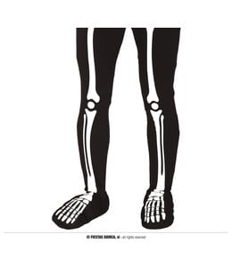 Fiestas Guirca Skeleton Feet Tights