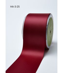 May Arts Ribbon Double Faced Satin 2.5 Inch X 30Yd - Burgundy