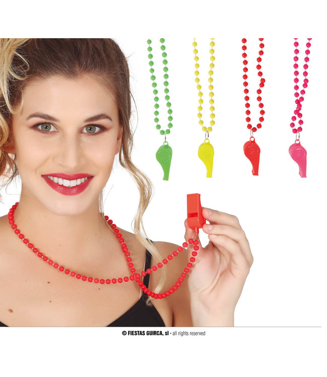 Fiestas Guirca Neon Necklace With Assorted Witches