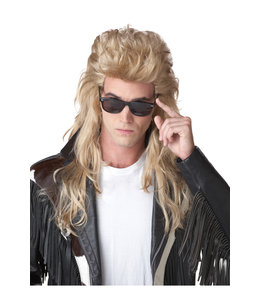 California Costumes 80'S Rock Mullet Wig-Blonde