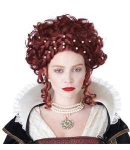 California Costumes Elizabethan Lady Wig