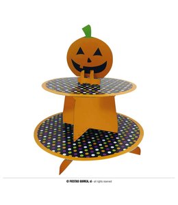 Fiestas Guirca 2 Tiers Cupcake Stand 25 Cm-Halloween Pumpkin