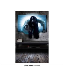 Fiestas Guirca ADEHESIVE WALL POSSESSED DECORATION 70X80 CM
