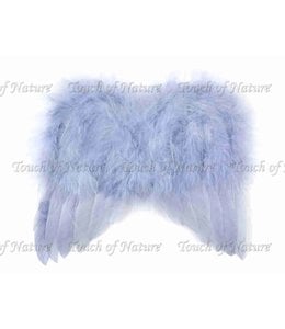 Midwest Design Imports Mini Feather Wings (7x6) Inches - Cloud Gray