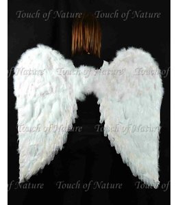 Midwest Design Imports Feather Angel Wings & Halo (52x36) Inches-White