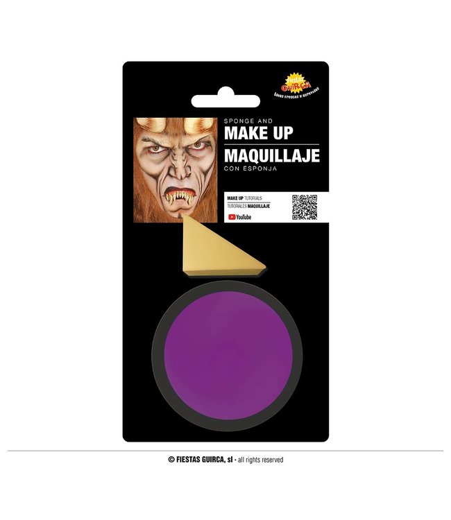 Fiestas Guirca Makeup With Sponge 9 Gm-Lilac