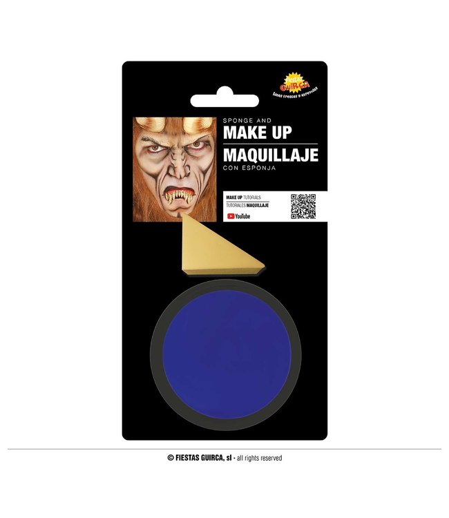 Fiestas Guirca Makeup With Sponge 9 Gm -Navy