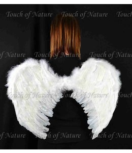 Midwest Design Imports White Feather Angel Wings & Halo (22x22) Inches