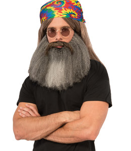 Rubies Costumes Hippie Moustache'N'Beard