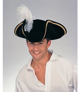 Rubies Costumes Tricorn Buccaneer Black Hat