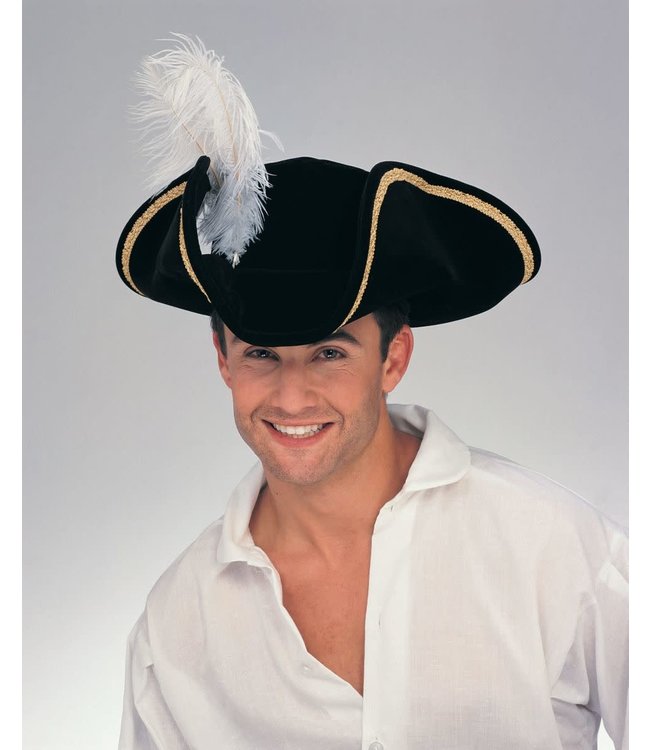Rubies Costumes Tricorn Buccaneer Black Hat