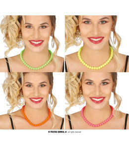 Fiestas Guirca Necklaces Neon Assorted 90 Cms.