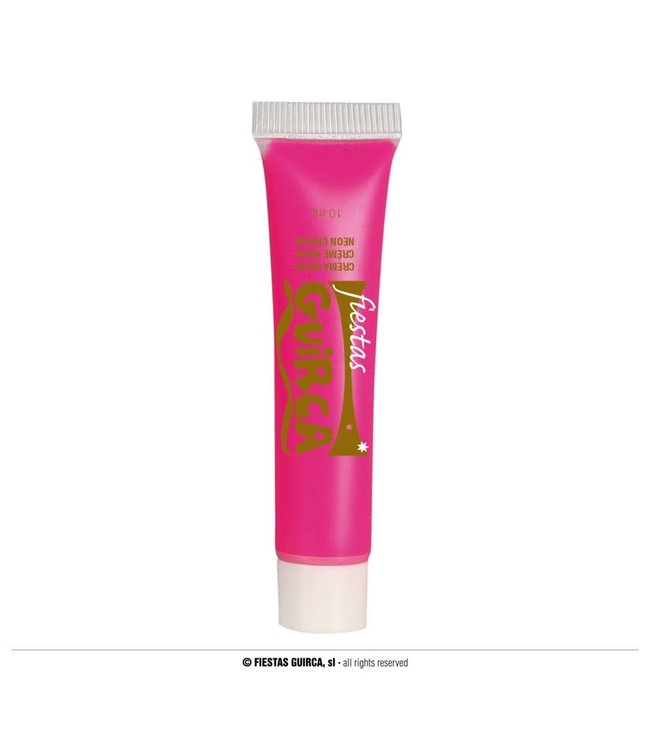 Fiestas Guirca Neon Makeup Tube 10 Ml-Pink