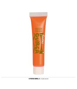 Fiestas Guirca Neon Makeup Tube 10 Ml-Orange