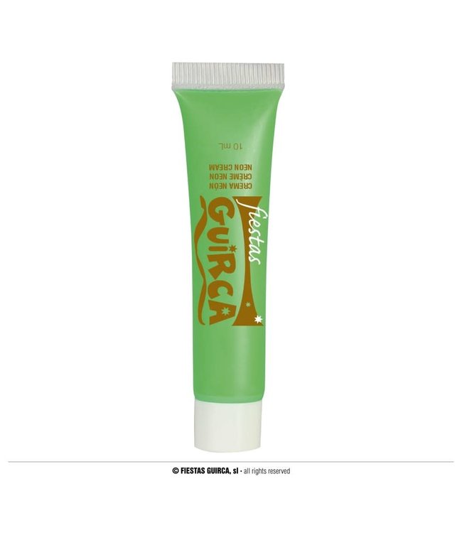 Fiestas Guirca Neon Green Makeup Tube 10 Ml