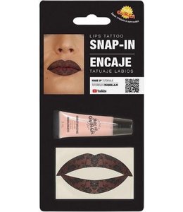 Fiestas Guirca Lace Lip Tattoo With Moisturizer & Remover