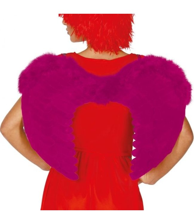 Fiestas Guirca Fuchsia Feather Wings 60 X 45 Cm