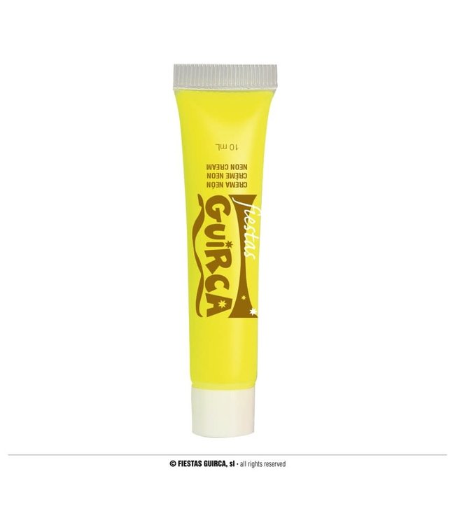 Fiestas Guirca Neon Yellow Makeup Tube 10 Ml