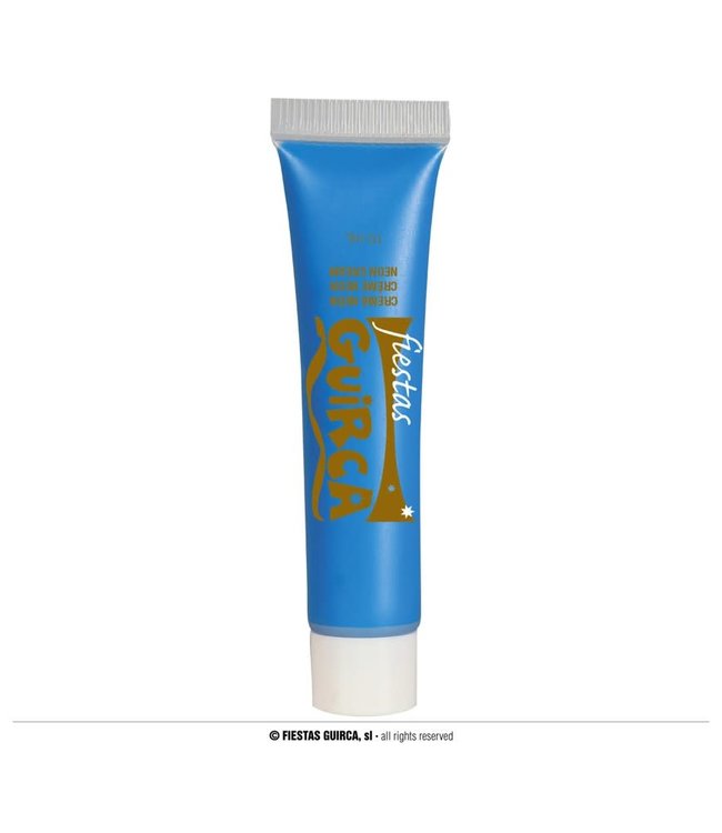 Fiestas Guirca Neon Blue Makeup Tube 10 Ml