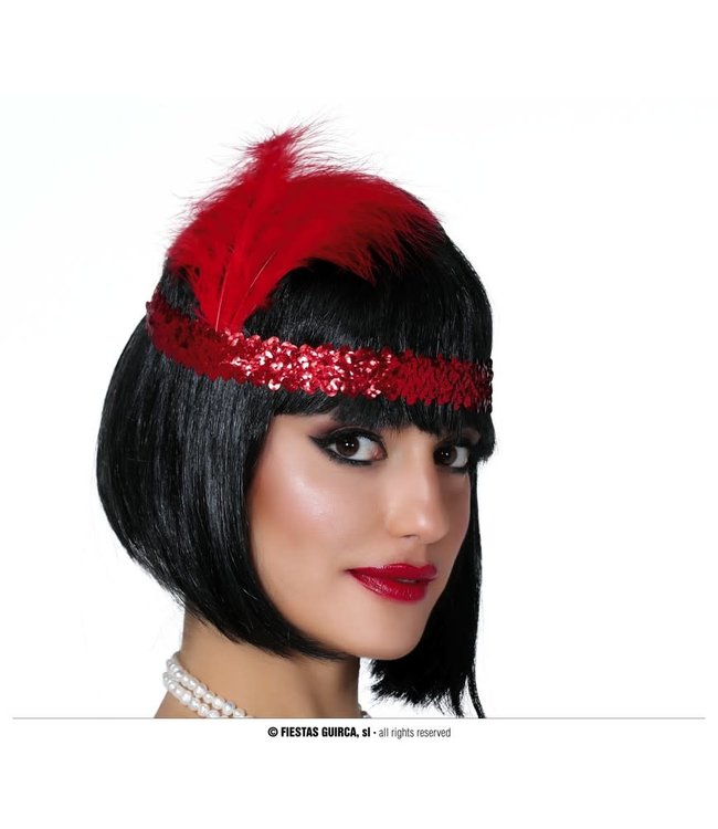 Fiestas Guirca Red Charleston Headband