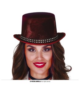 Fiestas Guirca Sparkly Red Top Hat