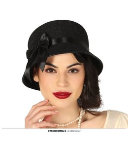Fiestas Guirca Vintage Black 40's Women's Hat