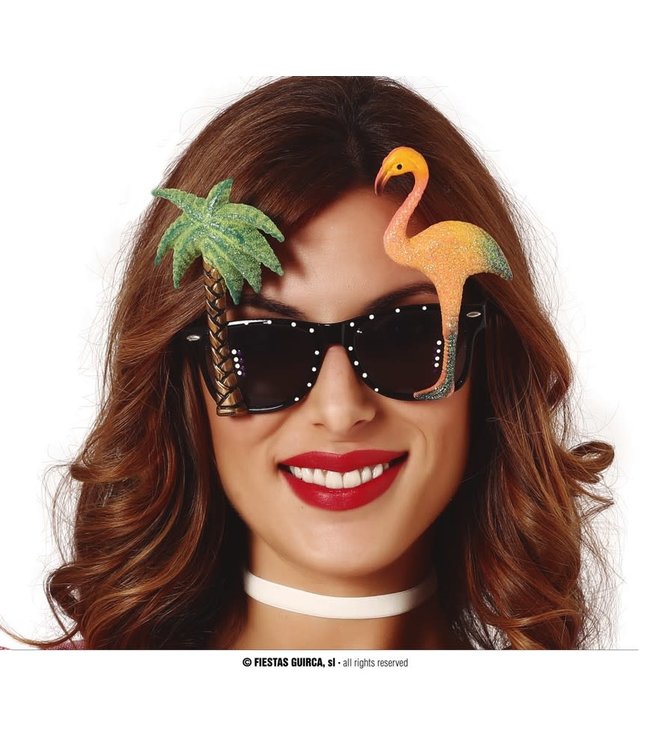 Fiestas Guirca Fun Shades-Palm Tree And Flamingo