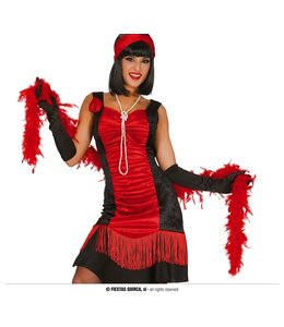 Fiestas Guirca Red Feather Boa 1.80 Mts. (40 Grams)