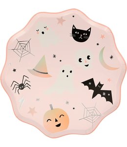 Meri Meri 10 1/2 x 10 1/2 Inch Dinner Plates 8/pk-Pastel Halloween