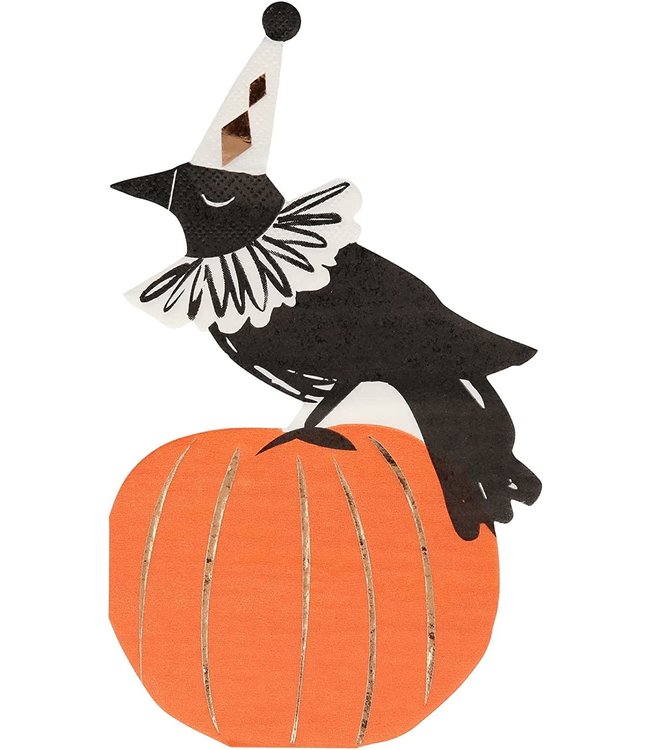 Meri Meri Vintage Halloween Crow Napkins 16/pk