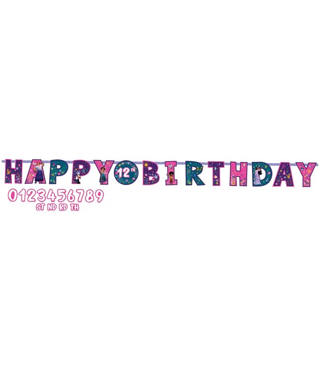 Amscan Inc. Encanto Jumbo Add An Age Letter Banner